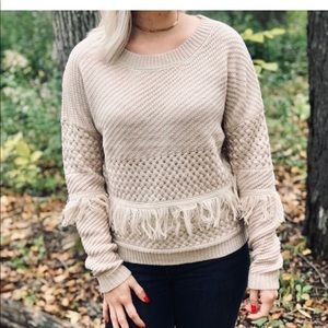 Jack by BB Dakota Beige Sweater